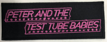 PETER & THE TEST TUBE BABIES - LOGO EMBROIDERED PATCH