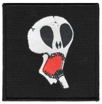 SUBHUMANS - SKULL EMBROIDERED PATCH