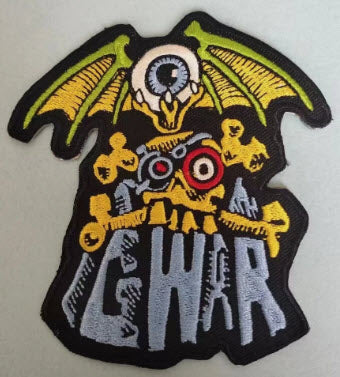 GWAR - SKULL CUT OUT EMBROIDERED PATCH