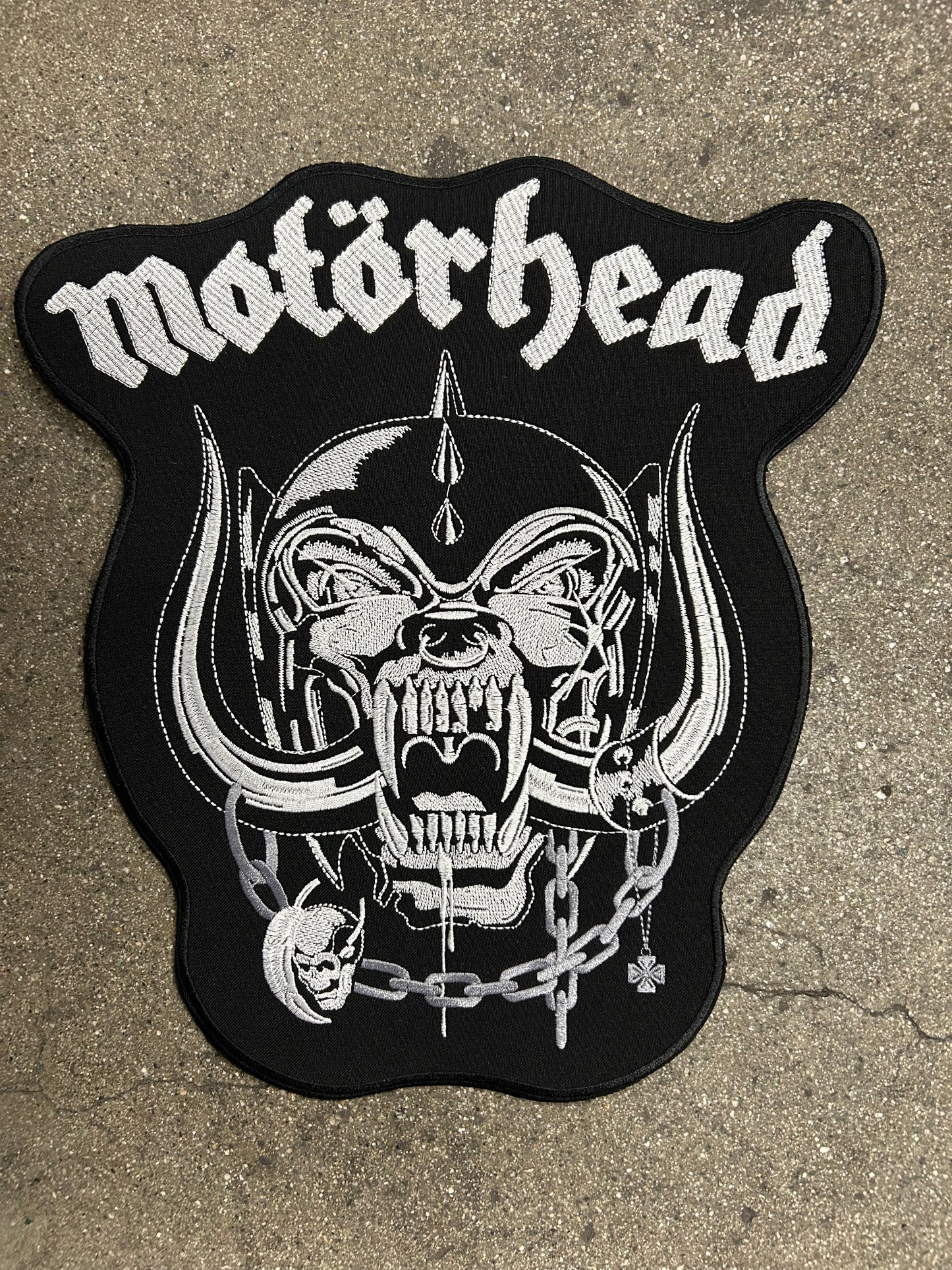MOTORHEAD - LOGO CUT OUT EMBROIDERED BACK PATCH