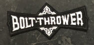 BOLT THROWER - BOLT THROWER CUT OUT EMBROIDERED PATCH