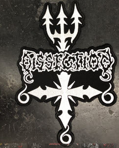 DISSECTION - LOGO EMBROIDERED CUT OUT BACK PATCH