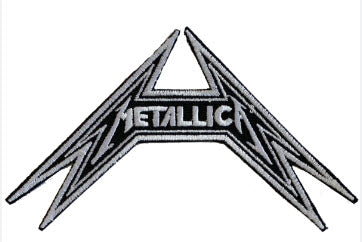 METALLICA - OLD LOGO CUT OUT EMBROIDERED PATCH