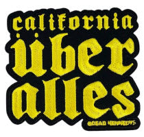 DEAD KENNEDYS - CALIFORNIA UBER ALLES EMBROIDERED PATCH