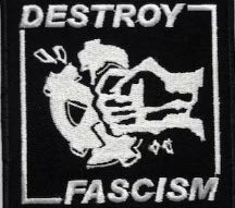 EMBROIDERED PATCH - DESTROY FASCISM