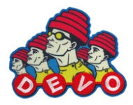 DEVO - BAND LINE UP EMBROIDERED PATCH
