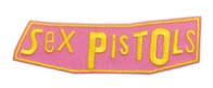 SEX PISTOLS - SEX PISTOLS (PINK) CUT OUT EMBROIDERED PATCH