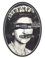SEX PISTOLS - GOD SAVE THE QUEEN EMBROIDERED PATCH