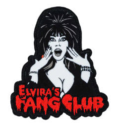 ELVIRA - FANG CLUB EMBROIDERED PATCH