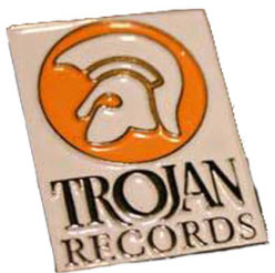 ENAMEL PIN BADGE - TROJAN RECORDS