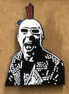 EXPLOITED - WATTIE ENAMEL PIN BADGE