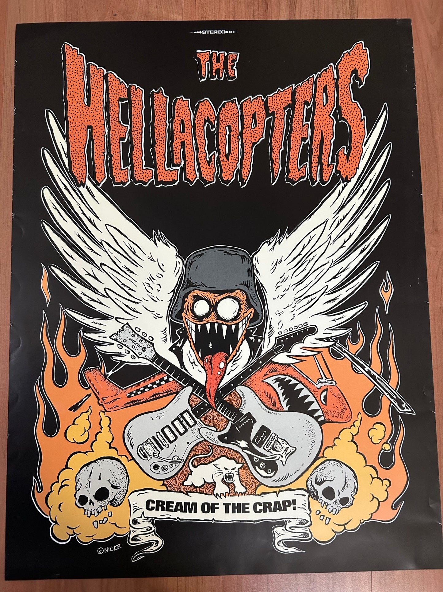 HELLACOPTERS - CREAM OF THE CRAP POSTER