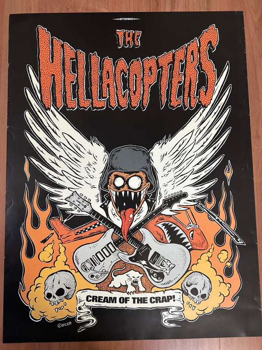 HELLACOPTERS - CREAM OF THE CRAP POSTER