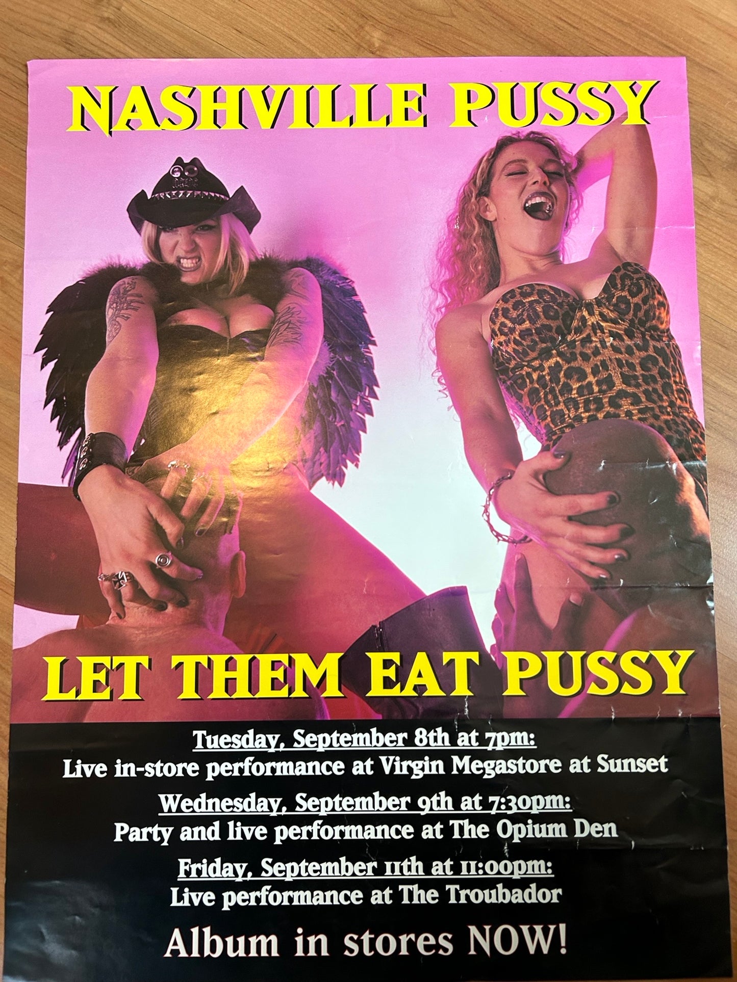NASHVILLE PUSSY - LET THEM EAT PUSSY POSTER