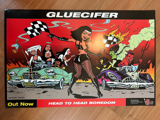 GLUCIFER - HEAD TO HEAD BOREDOM POSTER