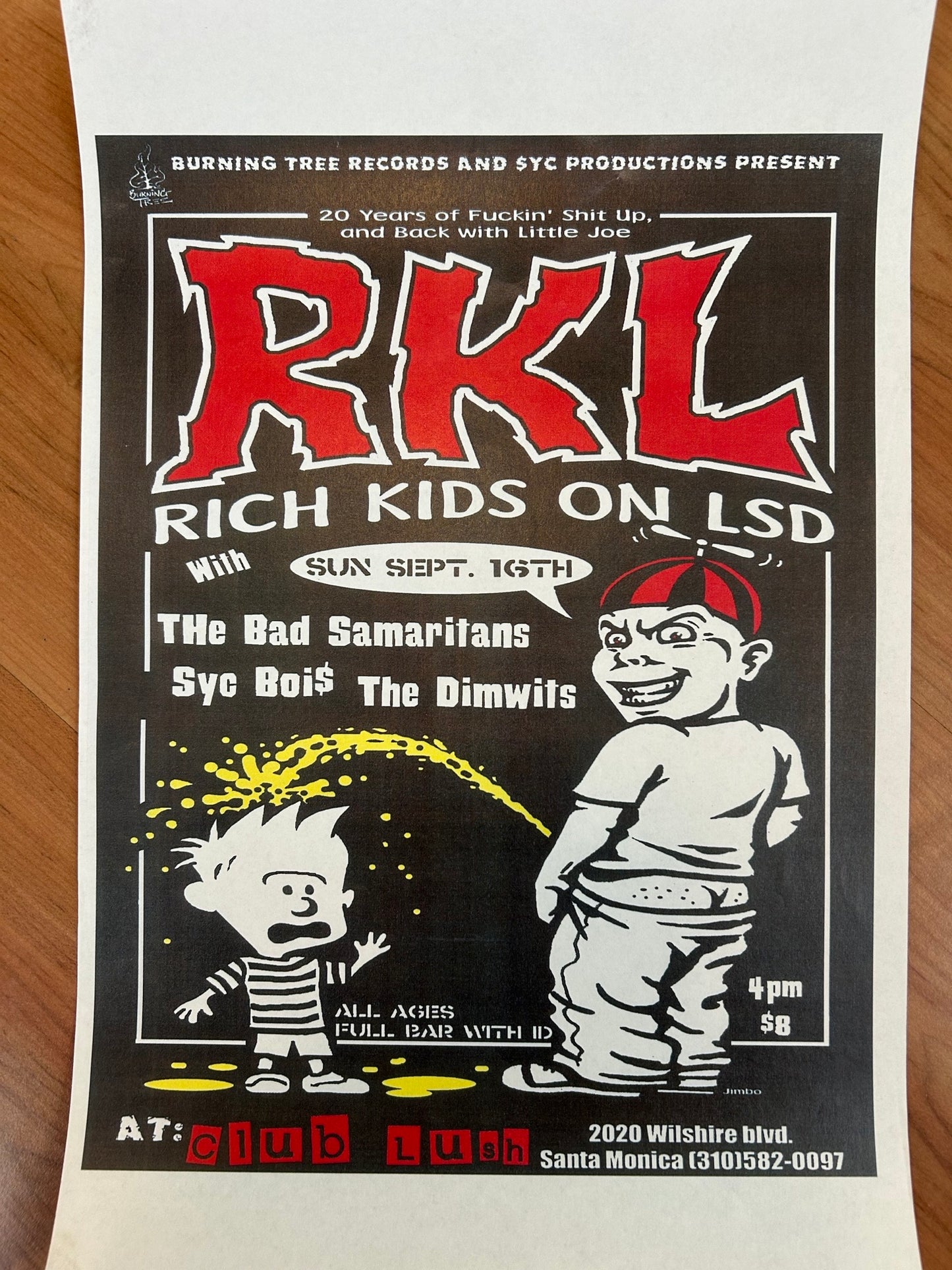 RKL / BAD SAMARITANS / DIMWITS POSTER