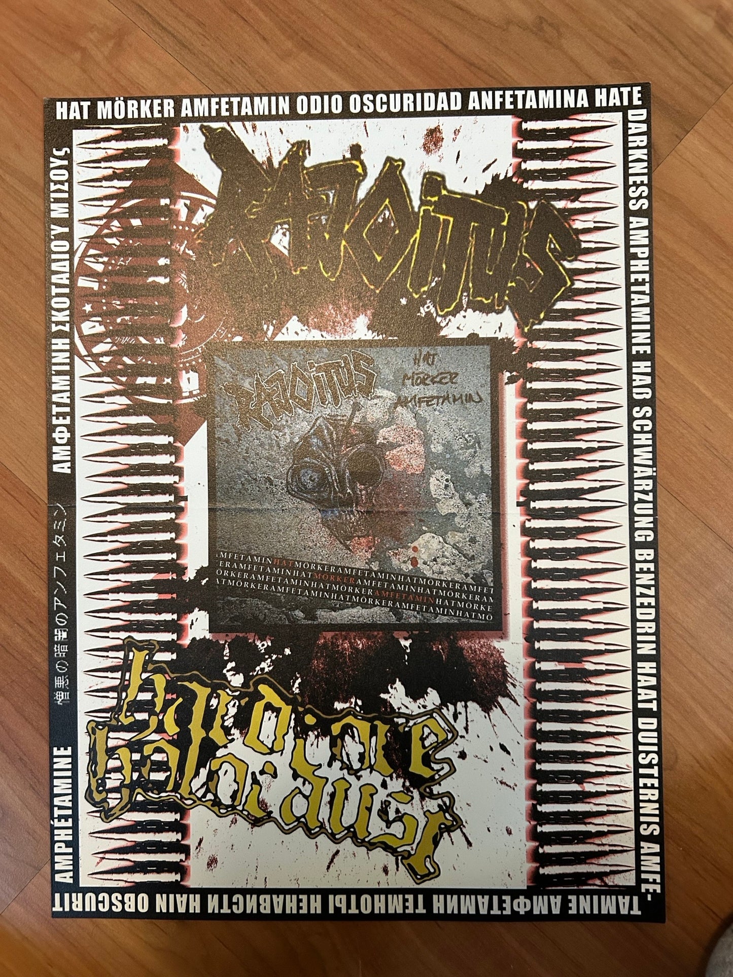 RAJOITUS - HAT MORKER AMFETMMIN POSTER