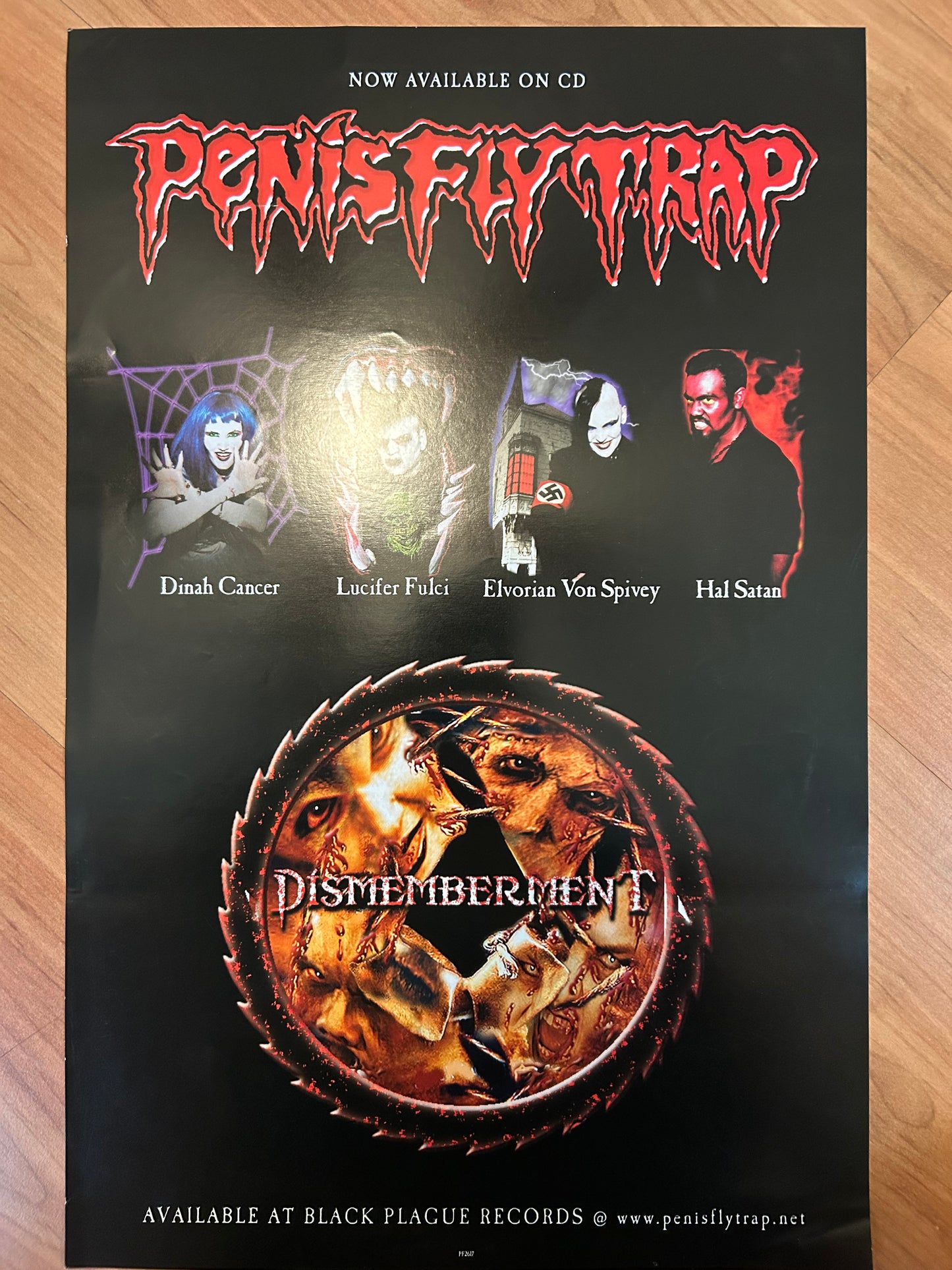 PENIS FLY TRAP - DISMEMBERMENT POSTER