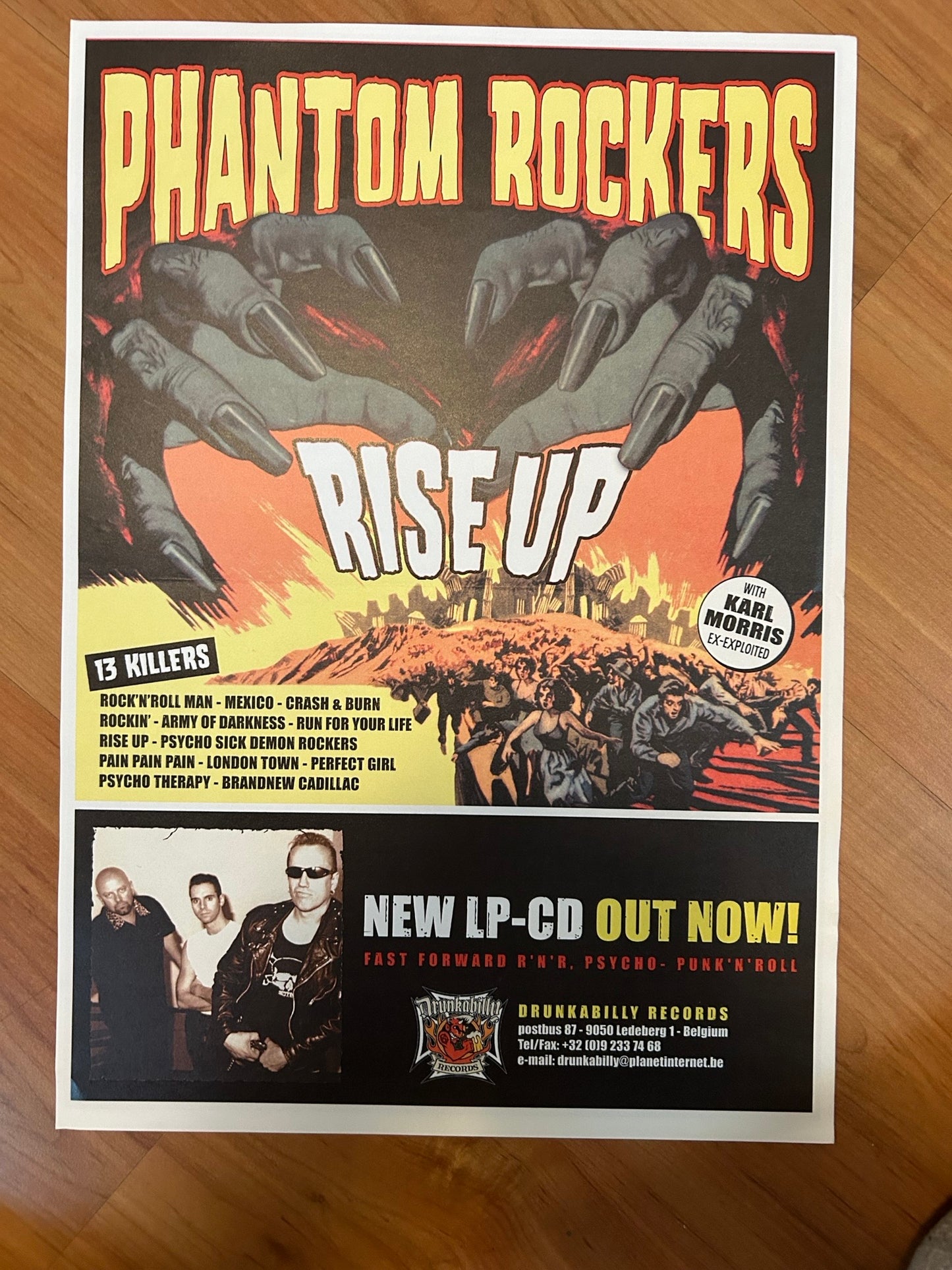 PHANTOM ROCKERS - RISE UP POSTER