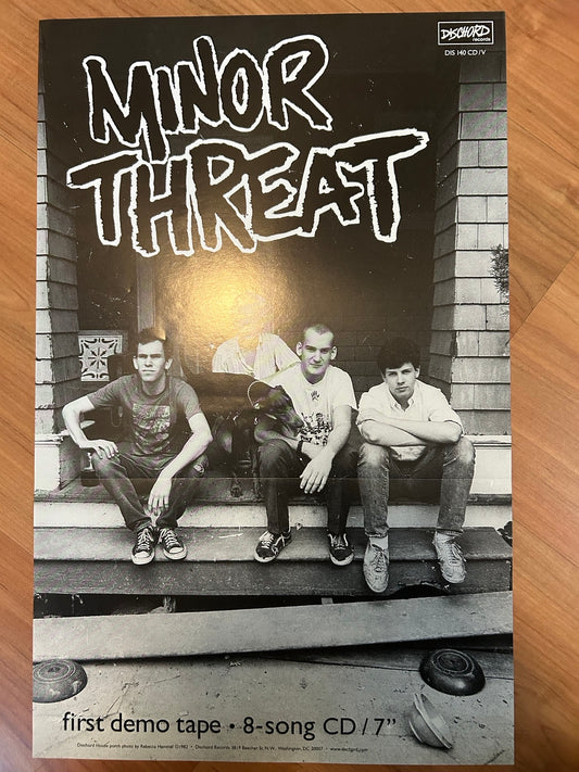 MINOR THREAT - FIRST DEMO TAPE POSTER