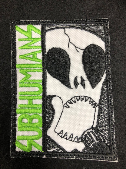 SUBHUMANS - SKULL ZIP UP HOODIE SWEATSHIRT