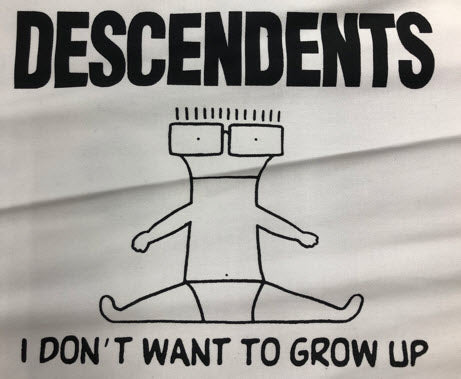 DESCENDENTS - I DON'T WANT TO GROW UP BACK PATCH