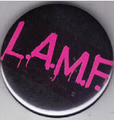 JOHNNY THUNDERS - L.A.M.F 2.25" BIG BUTTON