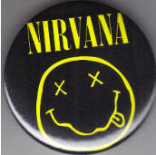 NIRVANA - LOGO 2.25" BIG BUTTON