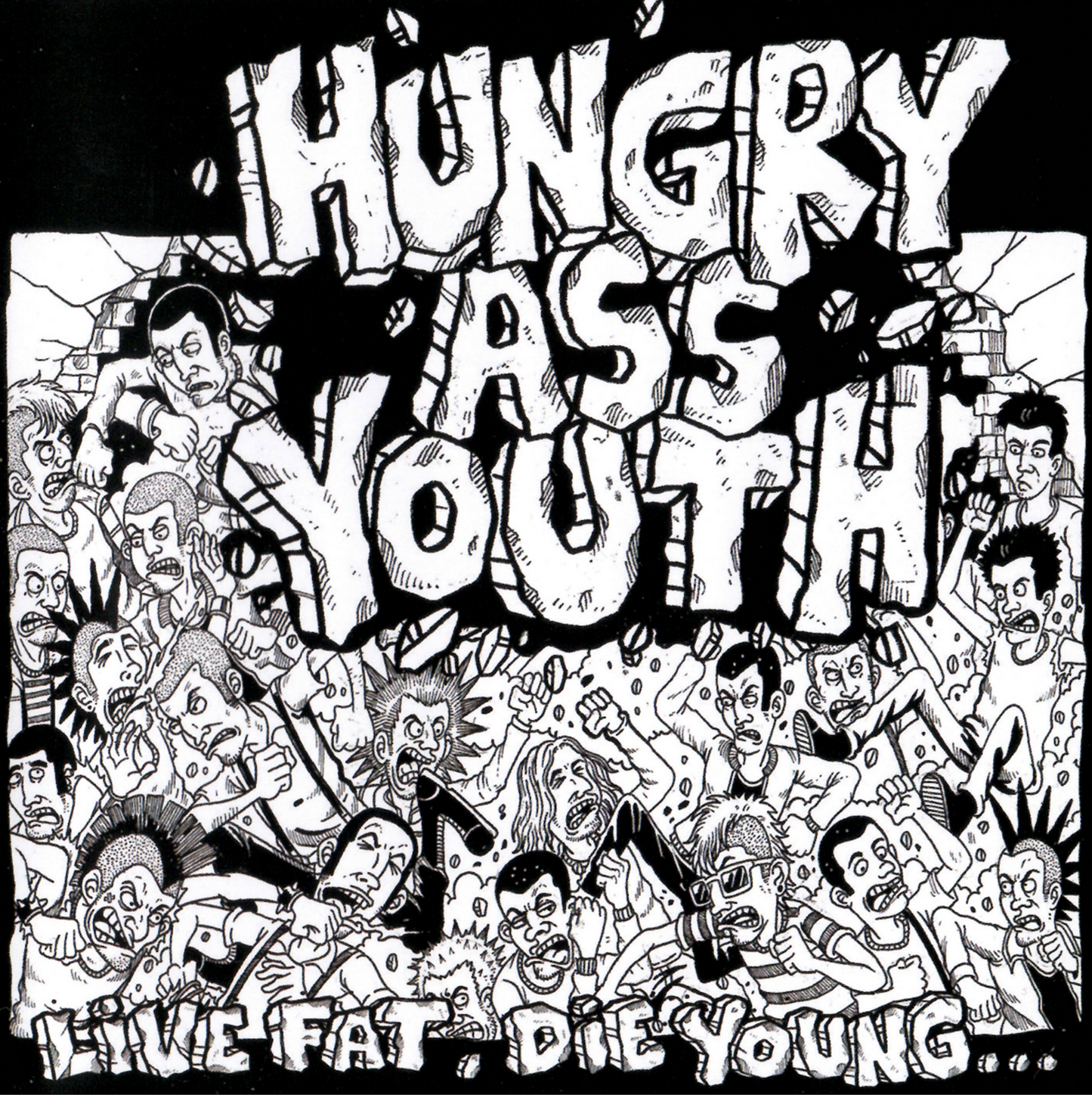 SPLIT CD - HUNGRY ASS YOUTH / NO MA'AM