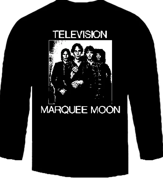 TELEVISION - MARQUEE MOON LONG SLEEVE TEE SHIRT