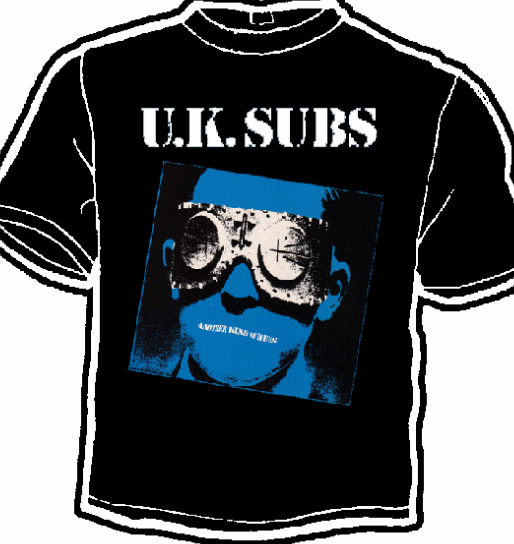 UK SUBS - ANOTHER KIND OF BLUE TEE SHIRT