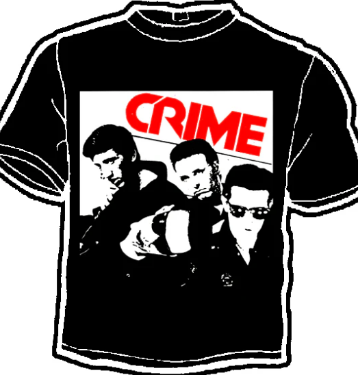 CRIME - BAND PICTURE TEE SHIRT