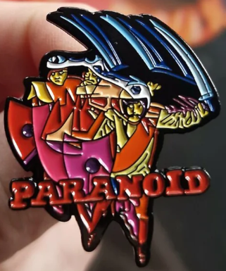 BLACK SABBATH - PARANOID ENAMEL PIN