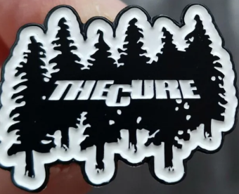 CURE - A FOREST CUT OUT ENAMEL PIN