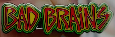 BAD BRAINS - BAD BRAINS CUT OUT ENAMEL PIN