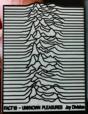JOY DIVISION - UNKNOWN PLEASURE ENAMEL PIN BADGE