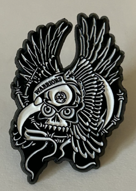 BLITZ - WARRIORS CUT OUT ENAMEL PIN