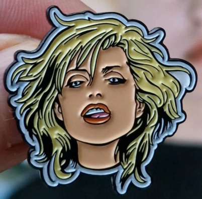 BLONDIE - DEBBIE CUT OUT ENAMEL PIN