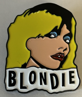 BLONDIE - BLONDIE DABBIE HARRY CUT OUT ENAMEL PIN