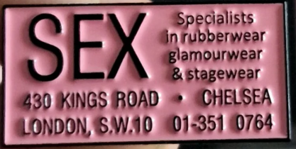 ENAMEL PIN - SEX BUSINESS CARD