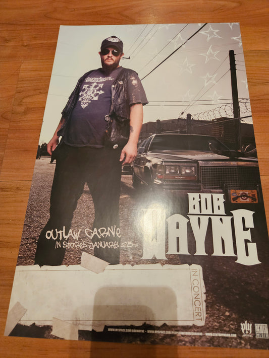 BOB WAYNE - OUTLAW POSTER