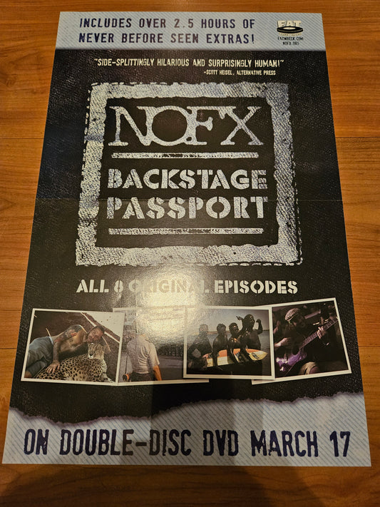 NOFX - BACKSTAGE POSTER