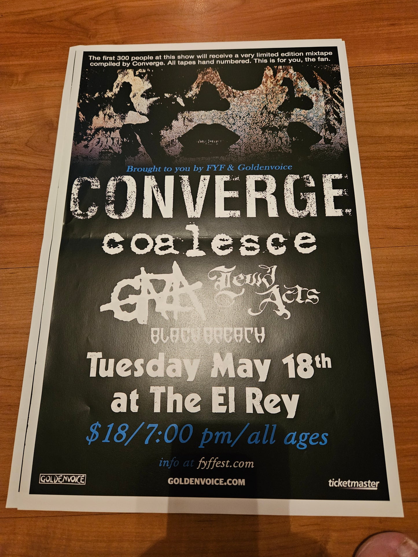 CONVERGE COALESCE FLYER POSTER