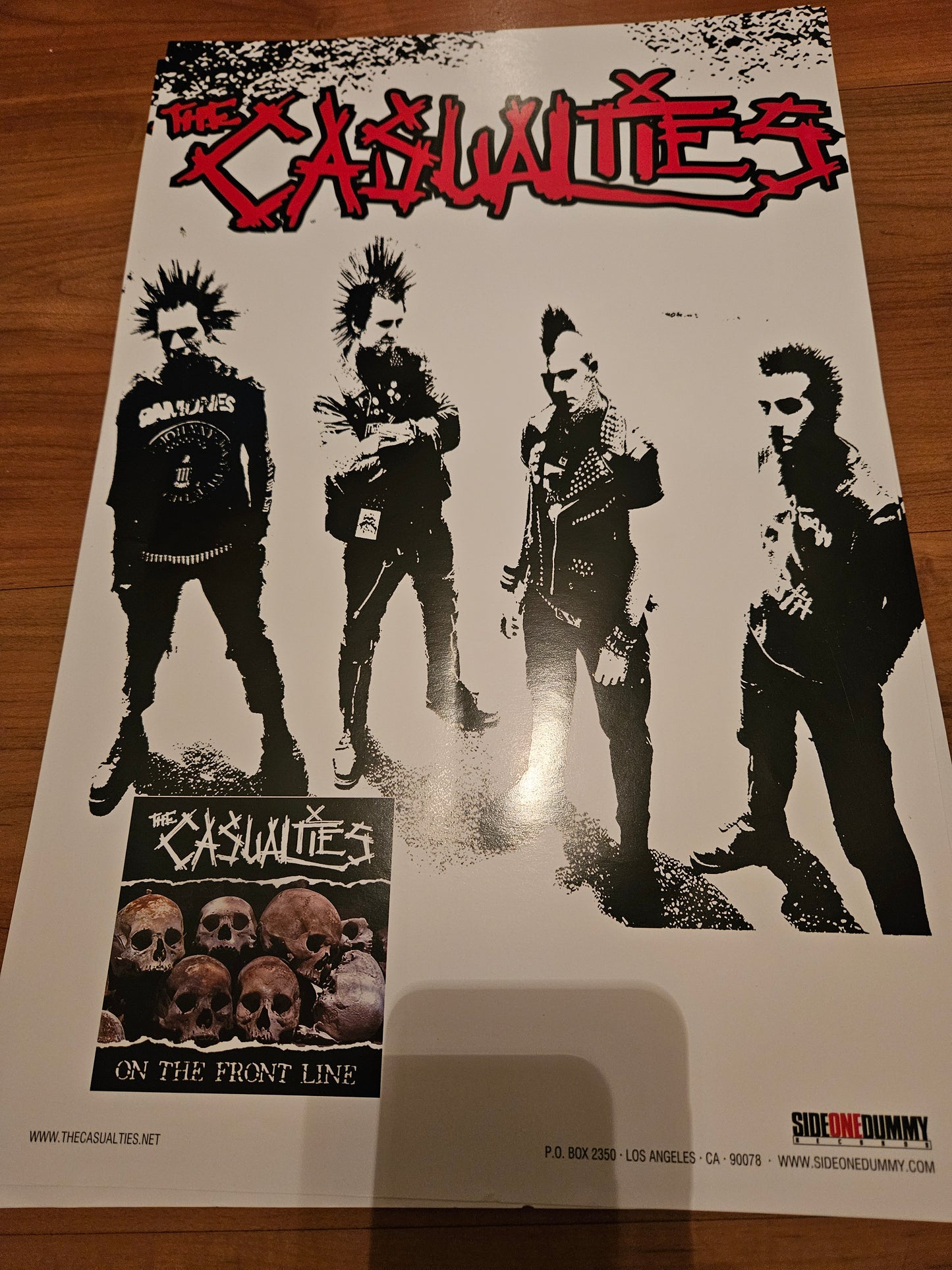 CASUALTIES - ON THE FRONT LINE POSTER