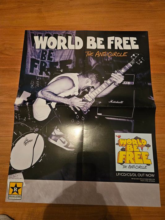 WORLD BE FREE - THE ANTI CIRCLE POSTER