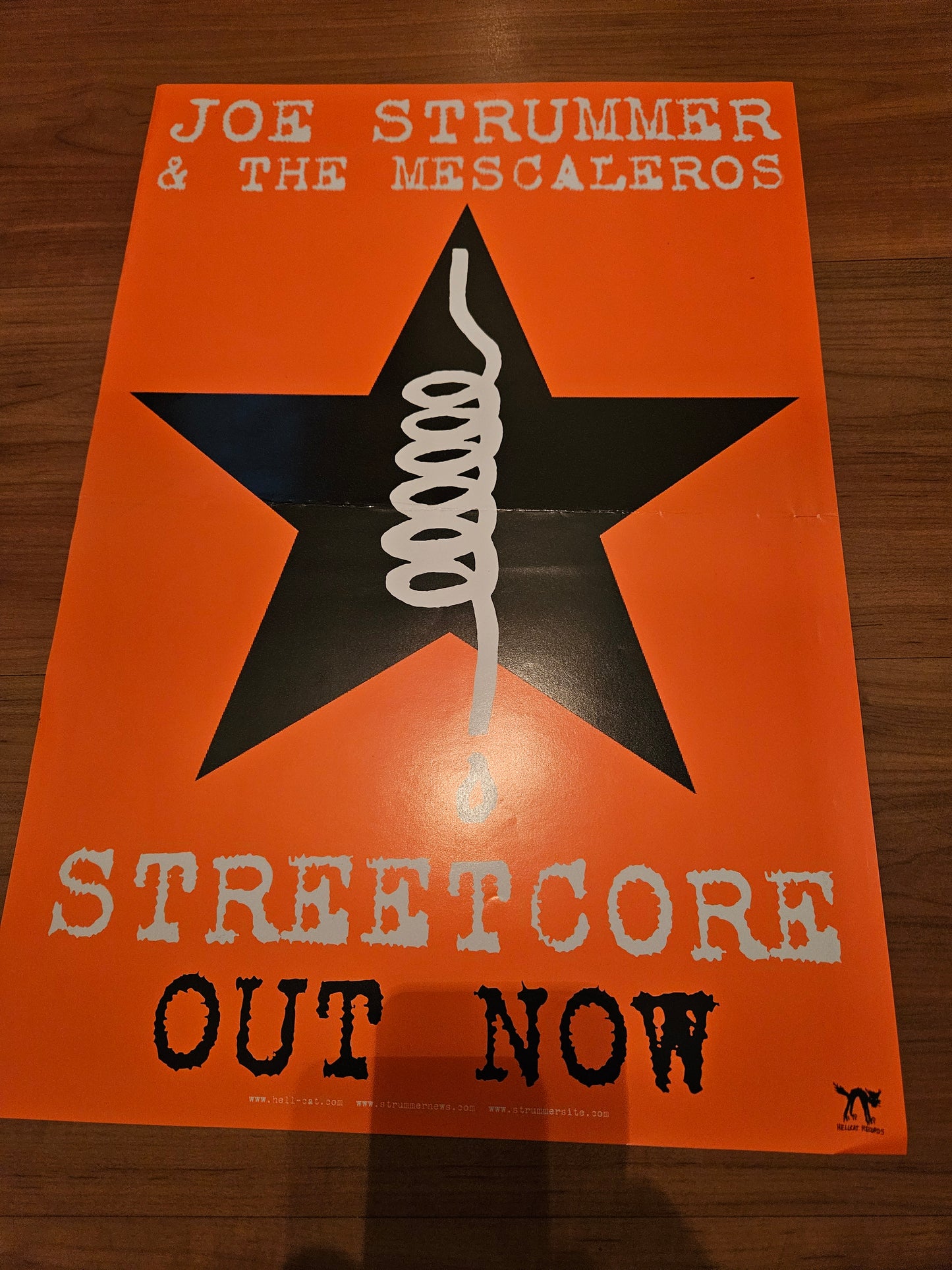 JOE STRUMMER & MESCALEROS - STREETCORE POSTER