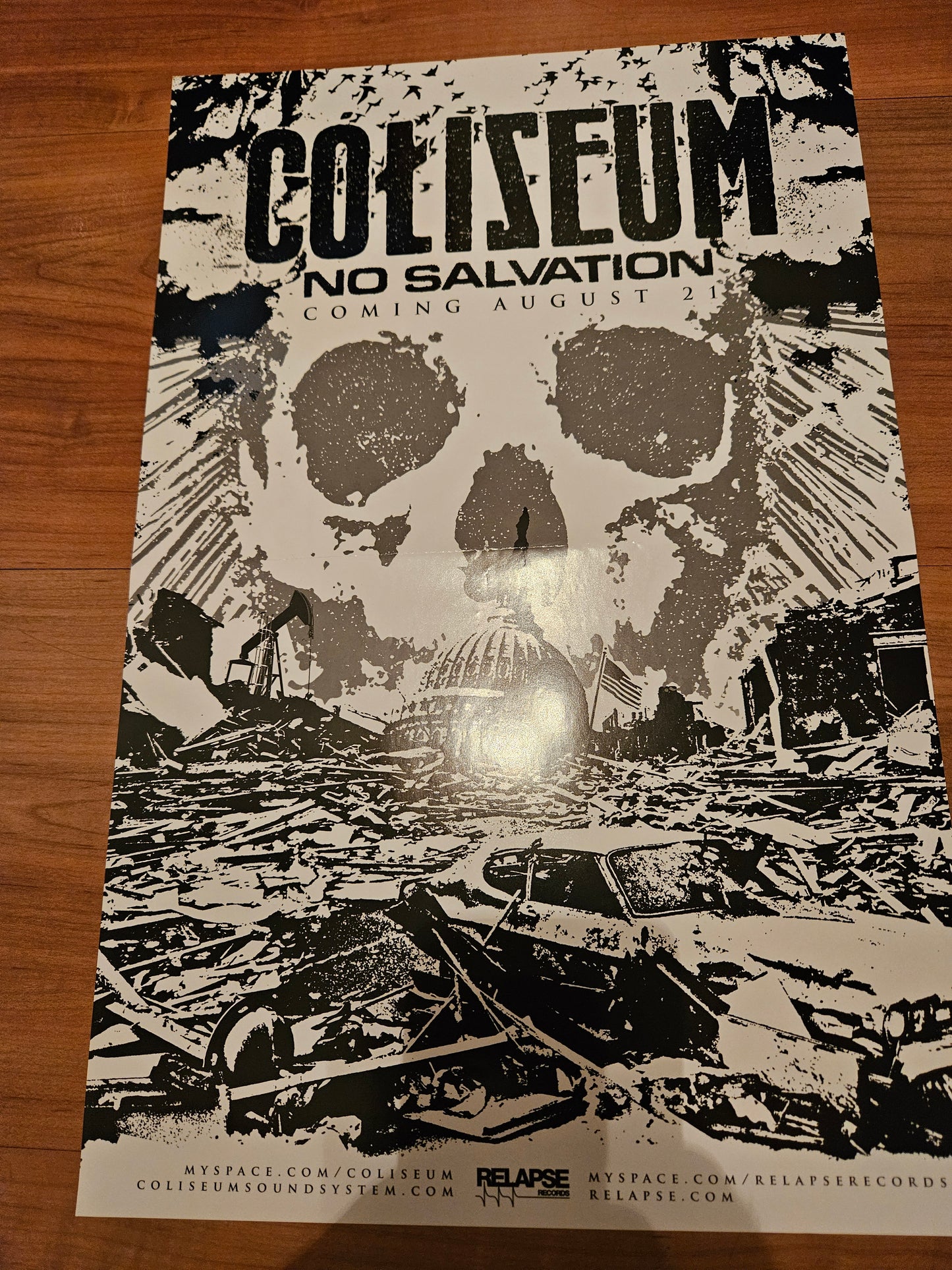 COLISEUM - NO SALVATION POSTER