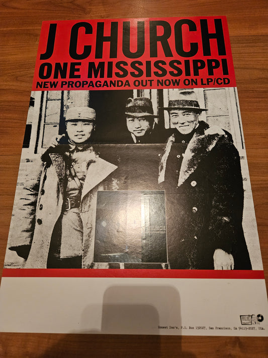 J CHURCH - ONE MISSISSIPPI POSTER