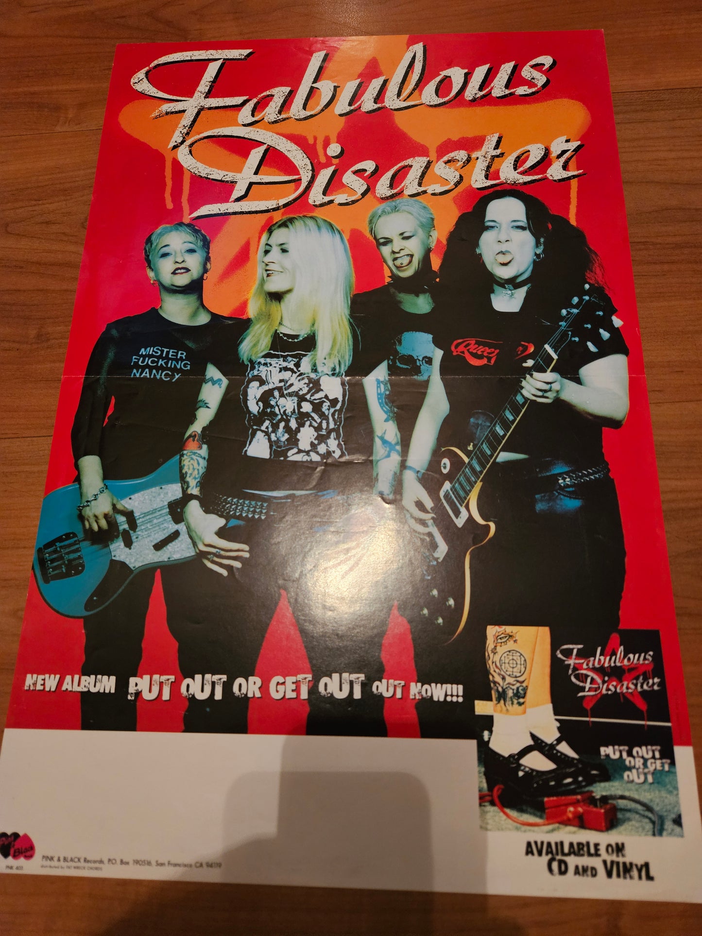 FABULOUS DISASTER - PUT OUT POSTER