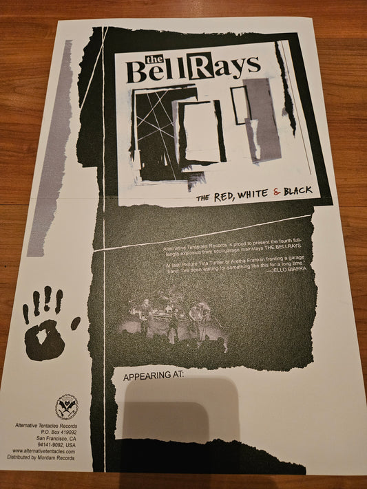 BELLRAYS - THE RED WHITE POSTER